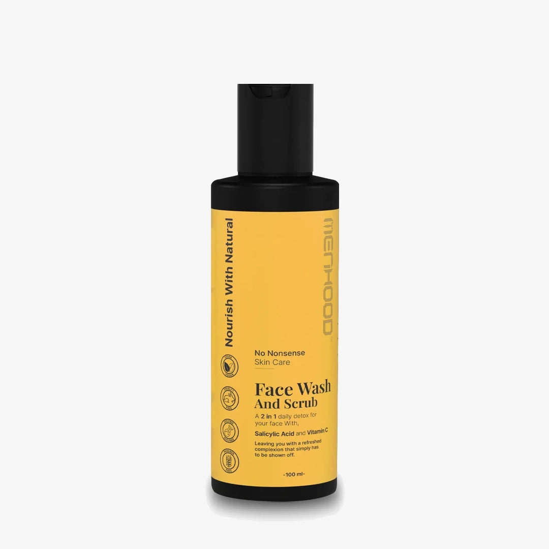 Menhood® Face wash & Scrub