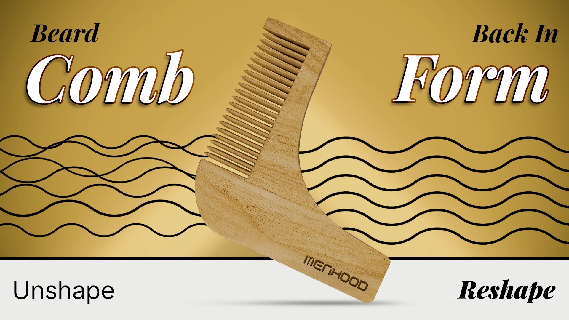 Menhood Beard Comb